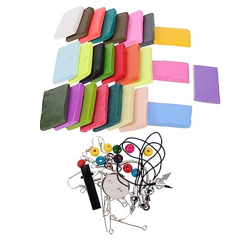 Angoily 1 Satz Modellierwerkzeug für Farben Of Softem Polymer mit Zubehör für Basteln von Ohrringen und Handy Anhängern Komplettes Diy Kit für Projekte von Angoily
