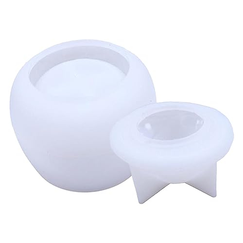 Angoily 1 Satz Mushroom Jar Silikonform Diy Epoxidharz Gießform für Kreative Bastelprojekte Flexibel und Langlebig für Schmuckaufbewahrung und Deko Objekte von Angoily