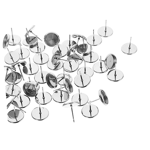 Angoily 1 Satz Ohrstecker Rohlinge Basis Für Diy Schmuckherstellung Langlebig Und Leicht Für Ohrringe Zum Basteln Und Gestalten Eigener Designs 50 Stück Angoily 1 Satz Ohrstecker Rohlinge Basis Für Diy Schmuckherstellung Langlebig Und Leicht Für Ohrringe Zum Basteln Und Gestalten Eigener Designs 50 Stück von Angoily