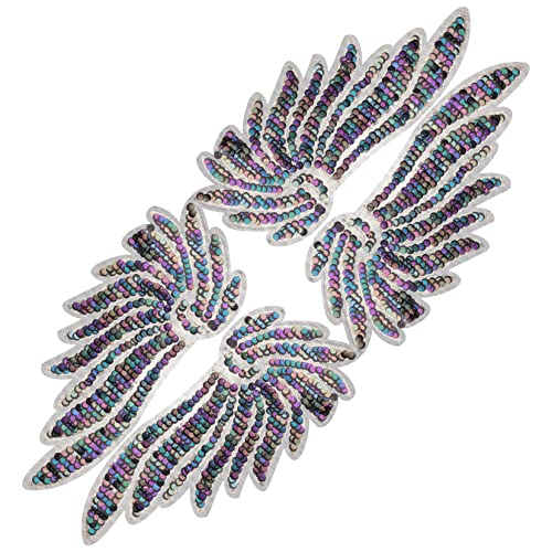 Angoily 1 Satz Pailletten-flügel-patch Funkeln Party Weihnachten Feenflügel Für Erwachsene Stickpine Patches Gestickte Anwendung Gestickte Pailletten-patches Polyester 2 Paare Angoily 1 Satz Pailletten-flügel-patch Funkeln Party Weihnachten Feenflügel Für Erwachsene Stickpine Patches Gestickte Anwendung Gestickte Pailletten-patches Polyester 2 Paare von Angoily