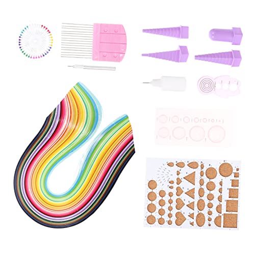 Angoily 1 Satz Papier Quilling Set Farben Streifen Diy Bastelwerkzeuge für Kreative Projekte Geeignet für Anfänger und Profis Perfektes Zubehör für Papierkunst und Dekoration Angoily 1 Satz Papier Quilling Set Farben Streifen Diy Bastelwerkzeuge für Kreative Projekte Geeignet für Anfänger und Profis Perfektes Zubehör für Papierkunst und Dekoration von Angoily