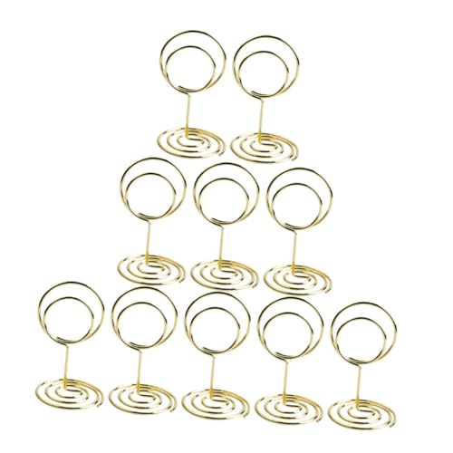 Angoily 1 Satz Pfauenförmiger Runder Clip Tischschildhalter Fotokartenhalter Mini Tischbildhalter Stehender Kartenhalter Namenskartenhalter Für Tische Kohlenstoffstahldraht 10 Stück Angoily 1 Satz Pfauenförmiger Runder Clip Tischschildhalter Fotokartenhalter Mini Tischbildhalter Stehender Kartenhalter Namenskartenhalter Für Tische Kohlenstoffstahldraht 10 Stück von Angoily