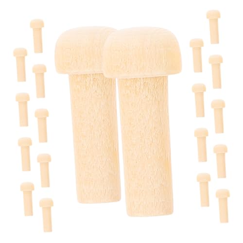 Angoily 1 Satz Pilzkopfholzstücke Heringe Unvollendet Anbindung Mini Für Unlackierte Holzpflöcke Diy Liefert Kleine Stifte Kleine Holzpflöcke Regalpflock Lotusbaum Beige 20 Stück Angoily 1 Satz Pilzkopfholzstücke Heringe Unvollendet Anbindung Mini Für Unlackierte Holzpflöcke Diy Liefert Kleine Stifte Kleine Holzpflöcke Regalpflock Lotusbaum Beige 20 Stück von Angoily