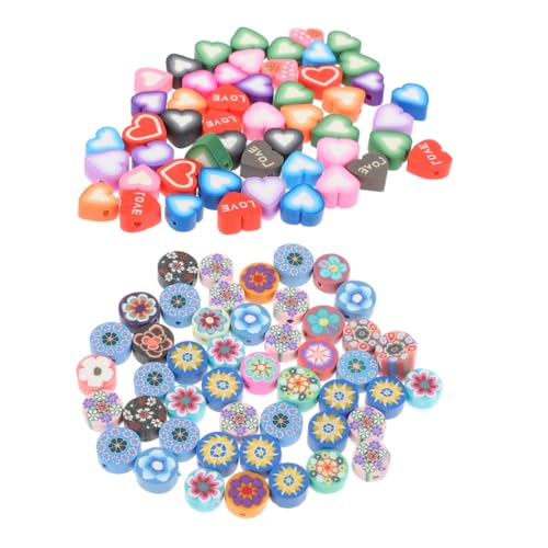 Angoily 1 Satz Polymer Clay Ohrringe Zubehör Herz Und Rundformen Diy Schmuck Bastelmaterial Für Kreative Dekorationen Und Handarbeiten 200 Stück von Angoily