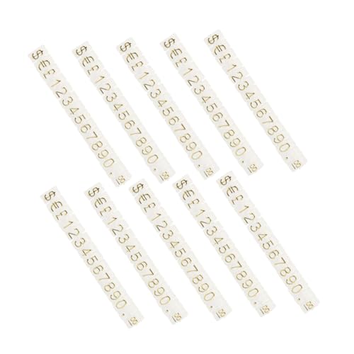 Angoily 1 Satz Preisschild Etikett Würfel Zeigen Mit Basis Stand Anbieter Anzeigepreiszeichen Schmuck -tag -display Halter Für Ausstellungsständer Nummernständer Plastik 10saiten Angoily 1 Satz Preisschild Etikett Würfel Zeigen Mit Basis Stand Anbieter Anzeigepreiszeichen Schmuck -tag -display Halter Für Ausstellungsständer Nummernständer Plastik 10saiten von Angoily