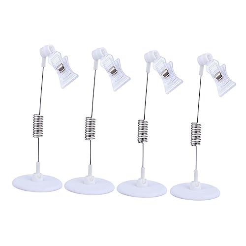 Angoily 1 Satz Preisschildhalter Aufkleberständer Für Schilderständer Schilderhalterständer Schilderständer Etikettenständer Werbeclip Preisschildhalter Namensclip Edelstahl 5 Stück von Angoily