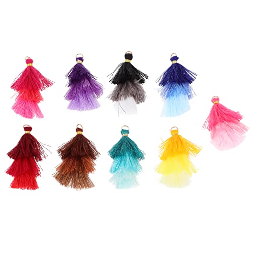 Angoily 1 Satz Quastenschmuck Quastenanhänger Dreilagige Quaste Seidige Kleine Quasten Hängende Quaste Dekorationsanhänger Tasche Quaste Anhänger Baumwolle 50 Stück Angoily 1 Satz Quastenschmuck Quastenanhänger Dreilagige Quaste Seidige Kleine Quasten Hängende Quaste Dekorationsanhänger Tasche Quaste Anhänger Baumwolle 50 Stück von Angoily