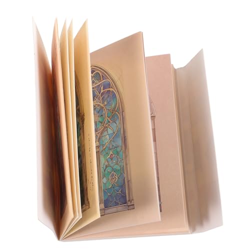 Angoily 1 Satz Retro -box -handbuchmaterial Scrapbook-papiermaterial Vintage -stilpapier Scrapbook Papers Junk-journal-zubehör Sammelalbum Liefert Aufkleber Scrapbooking -vorräte von Angoily