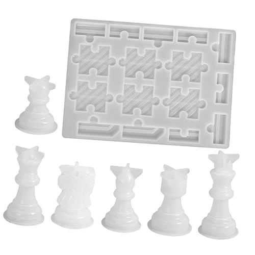 Angoily 1 Satz Schachform Bausatz Groß Schachbrett Dein Schach-epoxy-gießformen Tragbar Gießen Epoxidformen Für Schach Machen Handwerk Herstellung Diy Formen Weiß Kieselgel Angoily 1 Satz Schachform Bausatz Groß Schachbrett Dein Schach-epoxy-gießformen Tragbar Gießen Epoxidformen Für Schach Machen Handwerk Herstellung Diy Formen Weiß Kieselgel von Angoily