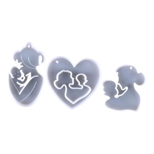Angoily 1 Satz Schlüsselanhänger Form Baumeln Schlüsselkette Kunsthandwerk Fallen Schlüsselbundschimmel Schlüsselanhänger Silikonform Formen Für Epoxidharz Kieselgel Transparent 3 Stück von Angoily