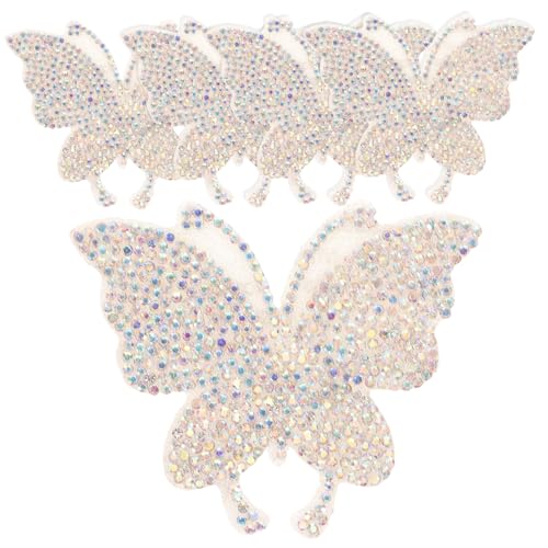 Angoily 1 Satz Schmetterlingsaufkleber Dekoration Selbstklebender Edelsteinaufkleber Selbstklebender Strass-sticker Glänzender Aufkleber Schmetterling Strasssteine 5 Stück Angoily 1 Satz Schmetterlingsaufkleber Dekoration Selbstklebender Edelsteinaufkleber Selbstklebender Strass-sticker Glänzender Aufkleber Schmetterling Strasssteine 5 Stück von Angoily