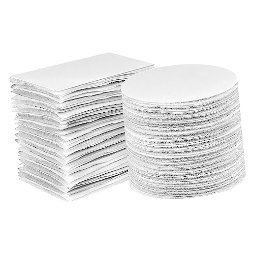 Angoily 1 Satz Selbstklebende Klettpunkte Doppelseitige Klettbänder Für Heim Büro Und Diy Projekte Rechteckige Pads Und Runde Pads 40 Stück von Angoily
