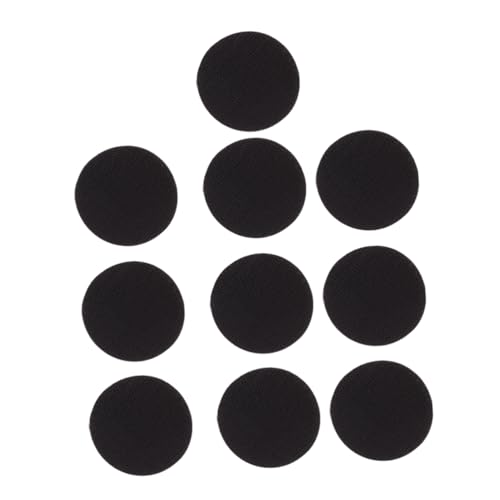 Angoily 1 Satz Selbstklebende Klettpunkte Runde Klettband Dots Für Zuhause Und Büro Für Bastelarbeiten Und Organisation Schwarz 12 Stück von Angoily