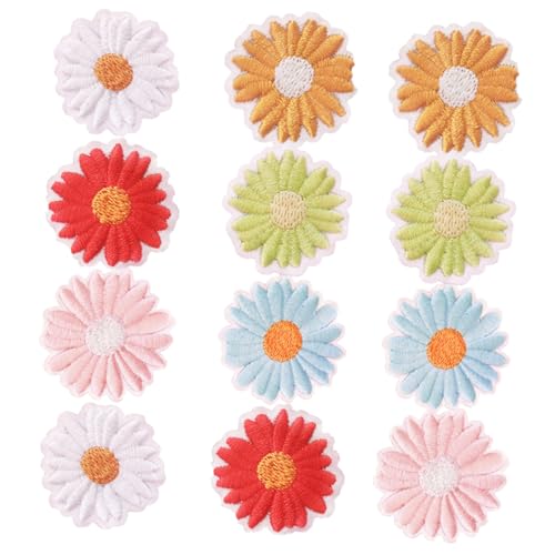 Angoily 1 Satz Selbstklebende Pack Daisies Flower Patches Für Diy Kleidung Und Handarbeiten Dekorative Stoffaufnäher Zur Reparatur Und Verschönerung Von Jeans Taschen Und Mehr 12 Stück Angoily 1 Satz Selbstklebende Pack Daisies Flower Patches Für Diy Kleidung Und Handarbeiten Dekorative Stoffaufnäher Zur Reparatur Und Verschönerung Von Jeans Taschen Und Mehr 12 Stück von Angoily