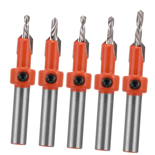 Angoily 1 Satz Senkbohrer Senkerbohrer Versenken Fase Schlüssel Schalter Bohrer Für Die Holzbearbeitung Holzbearbeitungs -countersink -bohrerbits Hochgeschwindigkeitsstahl Orange 5 Stück Angoily 1 Satz Senkbohrer Senkerbohrer Versenken Fase Schlüssel Schalter Bohrer Für Die Holzbearbeitung Holzbearbeitungs -countersink -bohrerbits Hochgeschwindigkeitsstahl Orange 5 Stück von Angoily