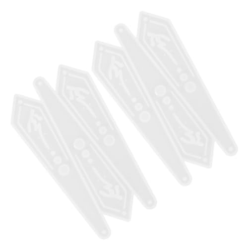 Angoily 1 Satz Silikon Gießform Für Fans Diy Lesezeichen Und Silikonform Für Bastelprojekte Wiederverwendbare Form Für Bastel Enthusiasten 2 Stücke von Angoily
