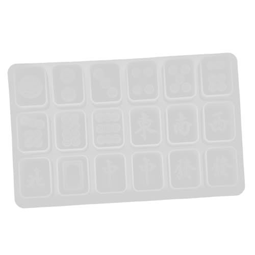 Angoily 1 Satz Silikon Mahjong Gießform Wiederverwendbare DIY Mahjong Formen für Epoxidharz und Langlebig für Handwerksprojekte und Bastelarbeiten Angoily 1 Satz Silikon Mahjong Gießform Wiederverwendbare DIY Mahjong Formen für Epoxidharz und Langlebig für Handwerksprojekte und Bastelarbeiten von Angoily
