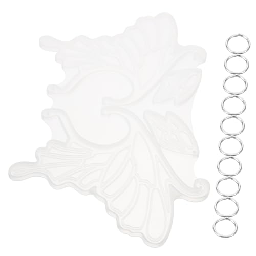 Angoily 1 Satz Silikon Ohrringform für Clip Ohrringe Epoxidharz Schmuckform mit Schmetterlingsflügel Teiliges für DIY Ohrschmuck Wiederverwendbar Angoily 1 Satz Silikon Ohrringform für Clip Ohrringe Epoxidharz Schmuckform mit Schmetterlingsflügel Teiliges für DIY Ohrschmuck Wiederverwendbar von Angoily
