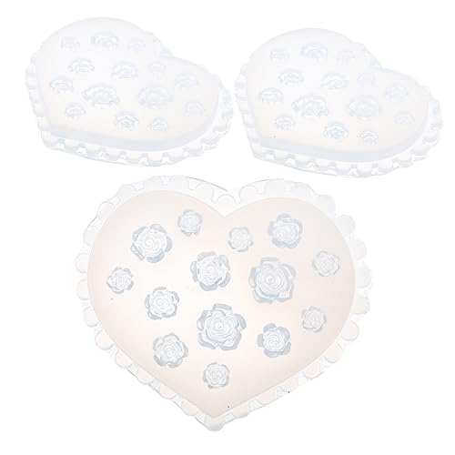 Angoily 1 Satz Silikonform Für Rosenanhänger Diy Schmuckherstellung Flexible Und Langlebige Gießform Für Halskette Für Epoxidharz Und Bastelprojekte 3 Stück Angoily 1 Satz Silikonform Für Rosenanhänger Diy Schmuckherstellung Flexible Und Langlebige Gießform Für Halskette Für Epoxidharz Und Bastelprojekte 3 Stück von Angoily