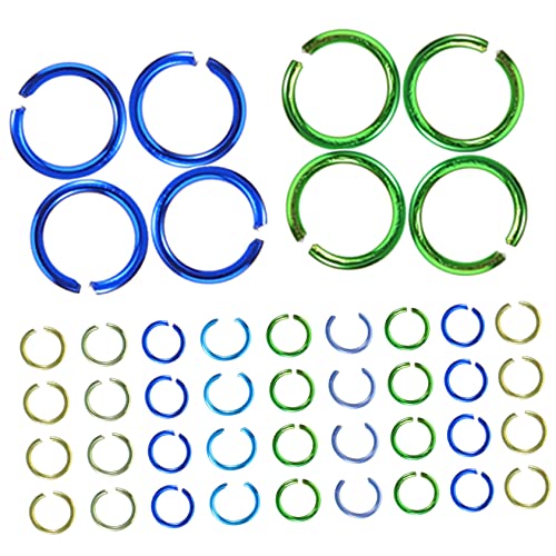 Angoily 1 Satz Sprungring -verbindungsring Perlen Stecker Schlüssel Reifen Sprungringzange Einfach Biegeringe Für Die Schmuckherstellung Offene Sprungringe Aluminium 2box Angoily 1 Satz Sprungring -verbindungsring Perlen Stecker Schlüssel Reifen Sprungringzange Einfach Biegeringe Für Die Schmuckherstellung Offene Sprungringe Aluminium 2box von Angoily