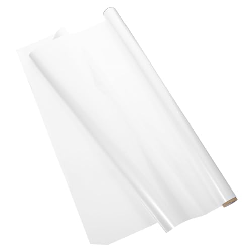 Angoily 1 Satz Statische Whiteboard-aufkleber Trockenlöschtafel Für Die Wand Trocken Abwischbarer Tafelaufkleber Für Die Wand Trockener Radiergummi Trocken Abwischbare Aufkleber Weiß Stoff von Angoily