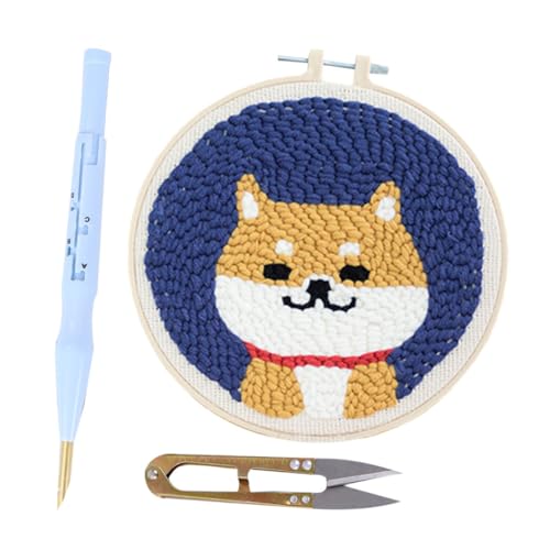 Angoily 1 Satz Stickmaterialpaket Haken-Kit Bausatz Lochstickerei Stickerei-Versorgung Stickerei-Starter-Kits Handstickerei Tierstickerei Stickset Anfänger Angoily 1 Satz Stickmaterialpaket Haken-Kit Bausatz Lochstickerei Stickerei-Versorgung Stickerei-Starter-Kits Handstickerei Tierstickerei Stickset Anfänger von Angoily