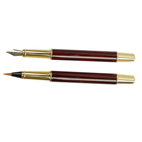 Angoily 1 Satz Stiftset Bausatz Stifte für Erwachsene Brunnen Kunstpinselstifte Kalligraphie-Geschenkset Pinselstift-Set Anfängerkalligraphie Kit Füllfederhalter-Kit Wolfshaar Angoily 1 Satz Stiftset Bausatz Stifte für Erwachsene Brunnen Kunstpinselstifte Kalligraphie-Geschenkset Pinselstift-Set Anfängerkalligraphie Kit Füllfederhalter-Kit Wolfshaar von Angoily