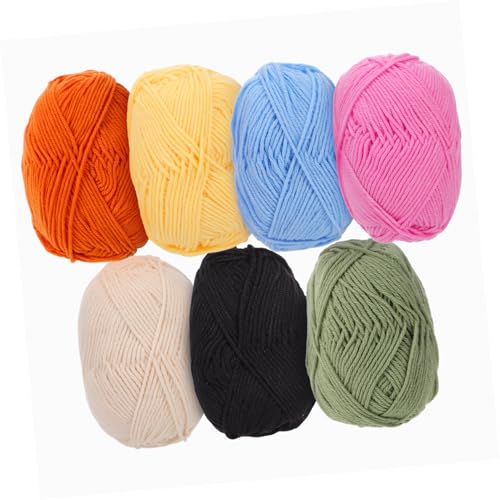 Angoily 1 Satz Teiliges Baumwollgarn Vier Farben Für Handstrick Häkeln Und Nähzubehör Für Diy Projekte Pullover Schals Und Mehr Weich Langlebig Und Farbecht 7 Stück Angoily 1 Satz Teiliges Baumwollgarn Vier Farben Für Handstrick Häkeln Und Nähzubehör Für Diy Projekte Pullover Schals Und Mehr Weich Langlebig Und Farbecht 7 Stück von Angoily