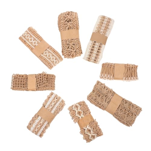 Angoily 1 Satz Teiliges Diy Bastelset Mit Kreativen Webbändern Für Kleidung Schuhe Und Hüte Vielseitige Dekoration Für Feste Und Partys 8 Stück von Angoily