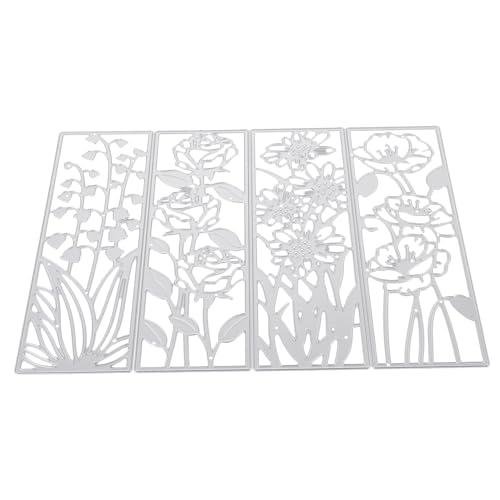 Angoily 1 Satz Teiliges Diy Schneidewerkzeug Für Blumenmuster Wiederverwendbare Stanzform Für Scrapbooking Und Kartenherstellung Praktische Bastelvorlage Für Projekte 4 Stück Angoily 1 Satz Teiliges Diy Schneidewerkzeug Für Blumenmuster Wiederverwendbare Stanzform Für Scrapbooking Und Kartenherstellung Praktische Bastelvorlage Für Projekte 4 Stück von Angoily