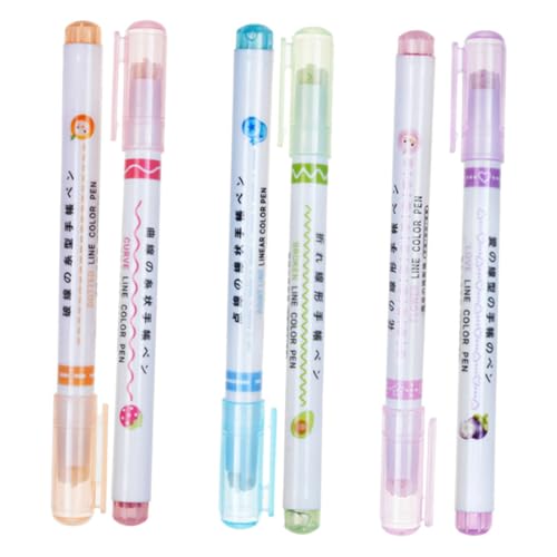 Angoily 1 Satz Teiliges Farbige Marker Stifte Für Rollstifte Mit Hochlighter Funktion Für Notizen Büro Und Schule Schnelle Trocknung Komfortabler Griff Langlebig 6 Stück Angoily 1 Satz Teiliges Farbige Marker Stifte Für Rollstifte Mit Hochlighter Funktion Für Notizen Büro Und Schule Schnelle Trocknung Komfortabler Griff Langlebig 6 Stück von Angoily