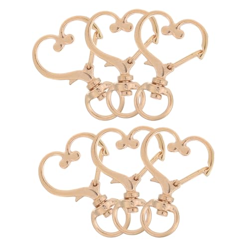 Angoily 1 Satz Teiliges Herz Schlüsselanhänger Karabiner Ringe Für Taschen Und Geldbörsen Und Multifunktional Für Diy Projekte Und Accessoires 6 Stück Angoily 1 Satz Teiliges Herz Schlüsselanhänger Karabiner Ringe Für Taschen Und Geldbörsen Und Multifunktional Für Diy Projekte Und Accessoires 6 Stück von Angoily