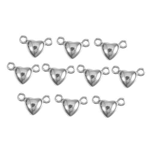 Angoily 1 Satz Teiliges Herzform Magnetverschlüsse Für Diy Einfache Verbindungselemente Kupfer Für Schmuckherstellung Und Basteln 10 Stück Angoily 1 Satz Teiliges Herzform Magnetverschlüsse Für Diy Einfache Verbindungselemente Kupfer Für Schmuckherstellung Und Basteln 10 Stück von Angoily