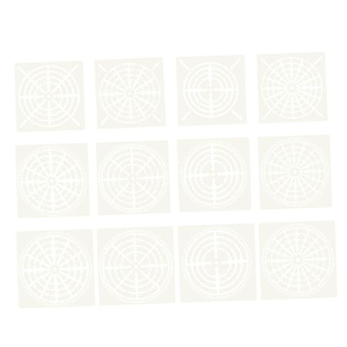 Angoily 1 Satz Teiliges Mandala Schablonen Set Für Malerei Wiederverwendbare Vorlagen Für Diy Wandgestaltung Und Kunsthandwerk Für Sprays 12 Stück Angoily 1 Satz Teiliges Mandala Schablonen Set Für Malerei Wiederverwendbare Vorlagen Für Diy Wandgestaltung Und Kunsthandwerk Für Sprays 12 Stück von Angoily
