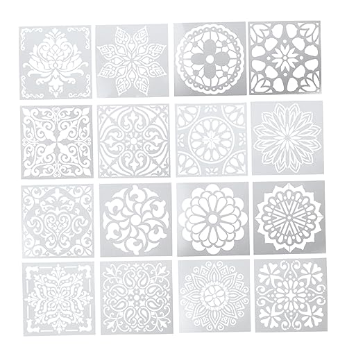 Angoily 1 Satz Teiliges Mandala Schablonen Wiederverwendbare Malvorlagen Für Diy Kunsthandwerk Zum Dekorieren Von Wänden Und Möbeln Waschbarem Pet Material 16 Stück Angoily 1 Satz Teiliges Mandala Schablonen Wiederverwendbare Malvorlagen Für Diy Kunsthandwerk Zum Dekorieren Von Wänden Und Möbeln Waschbarem Pet Material 16 Stück von Angoily
