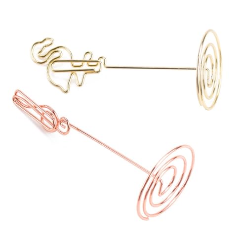 Angoily 1 Satz Teiliges Metall Memo Clips Kreative Schreibtisch Accessoires Flamingo Flugzeug Note Briefumschlag Und Monstera Für Zuhause Und Bürodekoration 5 Stück von Angoily