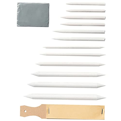Angoily 1 Satz Teiliges Papierwischer Set für Zeichnungen Kreative Blending Stümpfe und Radiergummis für Skizzieren und Malen für Künstler und Bastelarbeiten von Angoily