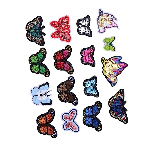 Angoily 1 Satz Teiliges Schmetterlings Stickerei Patches Selbstklebende Flicken Für Kleidung Taschen Und Bastelprojekte Dekoration Für Designs 16 Stück Angoily 1 Satz Teiliges Schmetterlings Stickerei Patches Selbstklebende Flicken Für Kleidung Taschen Und Bastelprojekte Dekoration Für Designs 16 Stück von Angoily
