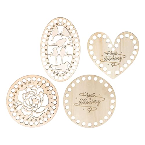 Angoily 1 Satz Teiliges Set Stickgarn Organizer Platte Hochwertigem Material Platzsparend Für Kreuzstich Mit Vielen Löchern Zur Separaten Aufbewahrung Von Fäden Beige 4 Stück von Angoily