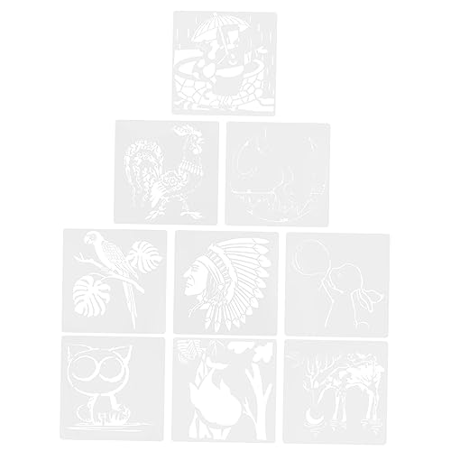 Angoily 1 Satz Teiliges Set Wiederverwendbare Tierschablonen Für Malen Basteln Und Bildungsprojekte Mit Einfachen Motiven Für Kreativität Und Praktischen Fähigkeiten 9 Stück Angoily 1 Satz Teiliges Set Wiederverwendbare Tierschablonen Für Malen Basteln Und Bildungsprojekte Mit Einfachen Motiven Für Kreativität Und Praktischen Fähigkeiten 9 Stück von Angoily