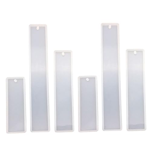 Angoily 1 Satz Teiliges Silikon Bookmark Mould Für Diy Lesezeichen Epoxidharz Vielseitige Handwerksform Für Personalisierte Verschiedene 6 Stück Angoily 1 Satz Teiliges Silikon Bookmark Mould Für Diy Lesezeichen Epoxidharz Vielseitige Handwerksform Für Personalisierte Verschiedene 6 Stück von Angoily