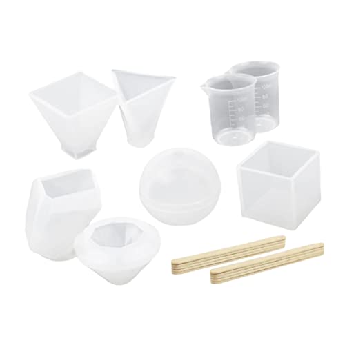 Angoily 1 Satz Teiliges Silikonformen Set für Diy Handwerksprojekte Kreative Gießformen mit Klaren Umrissen und für Bastelarbeiten und Kerzenherstellung Angoily 1 Satz Teiliges Silikonformen Set für Diy Handwerksprojekte Kreative Gießformen mit Klaren Umrissen und für Bastelarbeiten und Kerzenherstellung von Angoily