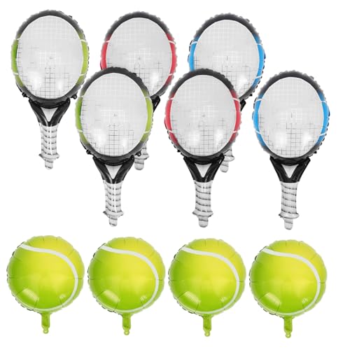 Angoily 1 Satz Tennisschlägerballon Tennisschläger-ballons Tennis-partyzubehör Dekorativer Luftballon Partygeschenk Tennisschläger Dekoration Party Gefälligkeiten Aluminiumfolie Angoily 1 Satz Tennisschlägerballon Tennisschläger-ballons Tennis-partyzubehör Dekorativer Luftballon Partygeschenk Tennisschläger Dekoration Party Gefälligkeiten Aluminiumfolie von Angoily
