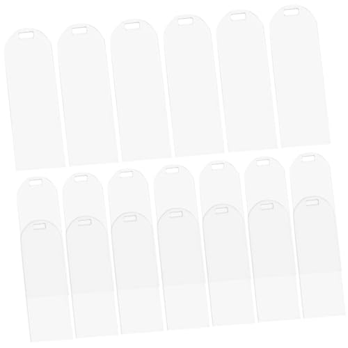 Angoily 1 Satz Transparente Acryl Lesezeichen Diy Blanko Lesezeichen Für Kreative Handgemachte Und Dekoration Für Bücherliebhaber Leicht Und Stabil 20 Stück von Angoily