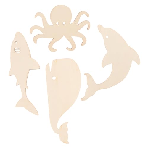 Angoily 1 Satz Unlackierte Holzschnittformen Ocean Tiere Holzscheiben Zum Basteln Diy Holzfiguren Für Kreativprojekte Für Und Dekoration 24 Stück Angoily 1 Satz Unlackierte Holzschnittformen Ocean Tiere Holzscheiben Zum Basteln Diy Holzfiguren Für Kreativprojekte Für Und Dekoration 24 Stück von Angoily