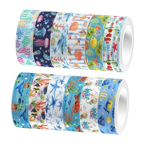 Angoily 1 Satz Unterwasserbiotape Erwachsene Tagebuch Pastell Band Schrott Blau Szene Zeitschrift Scrapbooking Lieferungen Bausätze Thematisiert Sammelalbum Für Aufkleber 12rollen Angoily 1 Satz Unterwasserbiotape Erwachsene Tagebuch Pastell Band Schrott Blau Szene Zeitschrift Scrapbooking Lieferungen Bausätze Thematisiert Sammelalbum Für Aufkleber 12rollen von Angoily
