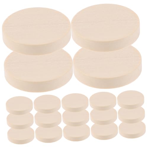 Angoily 1 Satz Unvollendete Holzscheiben Für Diy Handwerk Runde Holzblanks Naturholzfarbe Für Bastelprojekte Hochzeitsdekoration Und Kunstwerke 50 Stück von Angoily