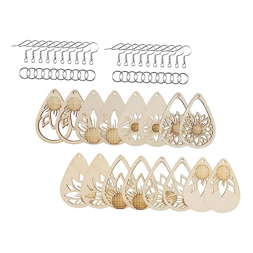 Angoily 1 Satz Unvollständiges Holz Ohrstecker Bastelset mit Sprungringen und Ohrhaken für Diy Schmuckdesigns Hautfreundliche Materialien Einfache Verarbeitung Gestaltungsfreiheit Angoily 1 Satz Unvollständiges Holz Ohrstecker Bastelset mit Sprungringen und Ohrhaken für Diy Schmuckdesigns Hautfreundliche Materialien Einfache Verarbeitung Gestaltungsfreiheit von Angoily