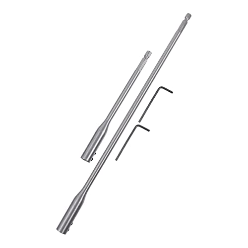 Angoily 1 Satz Verlängerungsstange bohren bohrer verlängerung Verlängerungsstange für Bohrer Schlüssel Bohrerverlängerung werkzeug Verlängerungen für Holzspatenbohrer Silver Angoily 1 Satz Verlängerungsstange bohren bohrer verlängerung Verlängerungsstange für Bohrer Schlüssel Bohrerverlängerung werkzeug Verlängerungen für Holzspatenbohrer Silver von Angoily