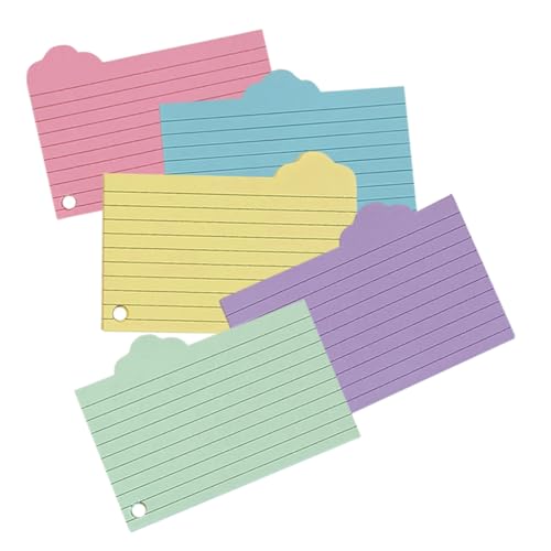 Angoily 1 Satz Vokabelheft Aus Notizpapier Bunt Rosa Lehrreich Studenten Farbig Registerkarten Ausgekleidete Notizbilder Karteikarte Memo Sprachkarten Spiralförmige Notizblöcke 125blatt von Angoily